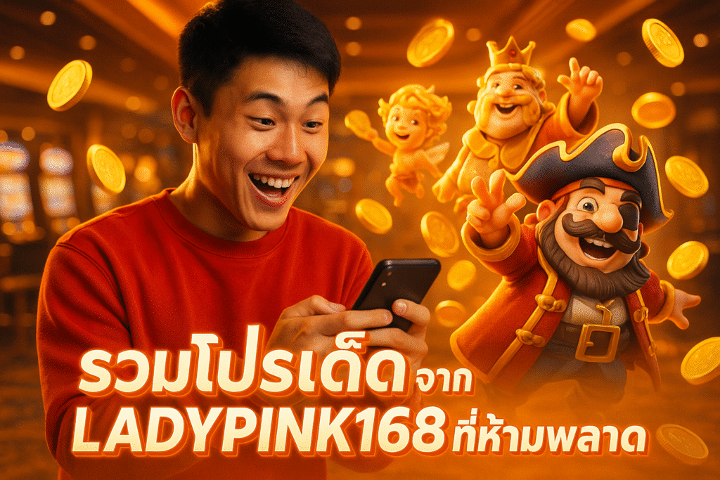 รวมโปรเด็ดจาก LADYPINK168 ที่ห้ามพลาด