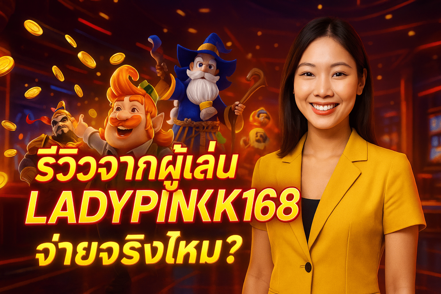 รีวิวจากผู้เล่น LADYPINK168 – จ่ายจริงไหม?
